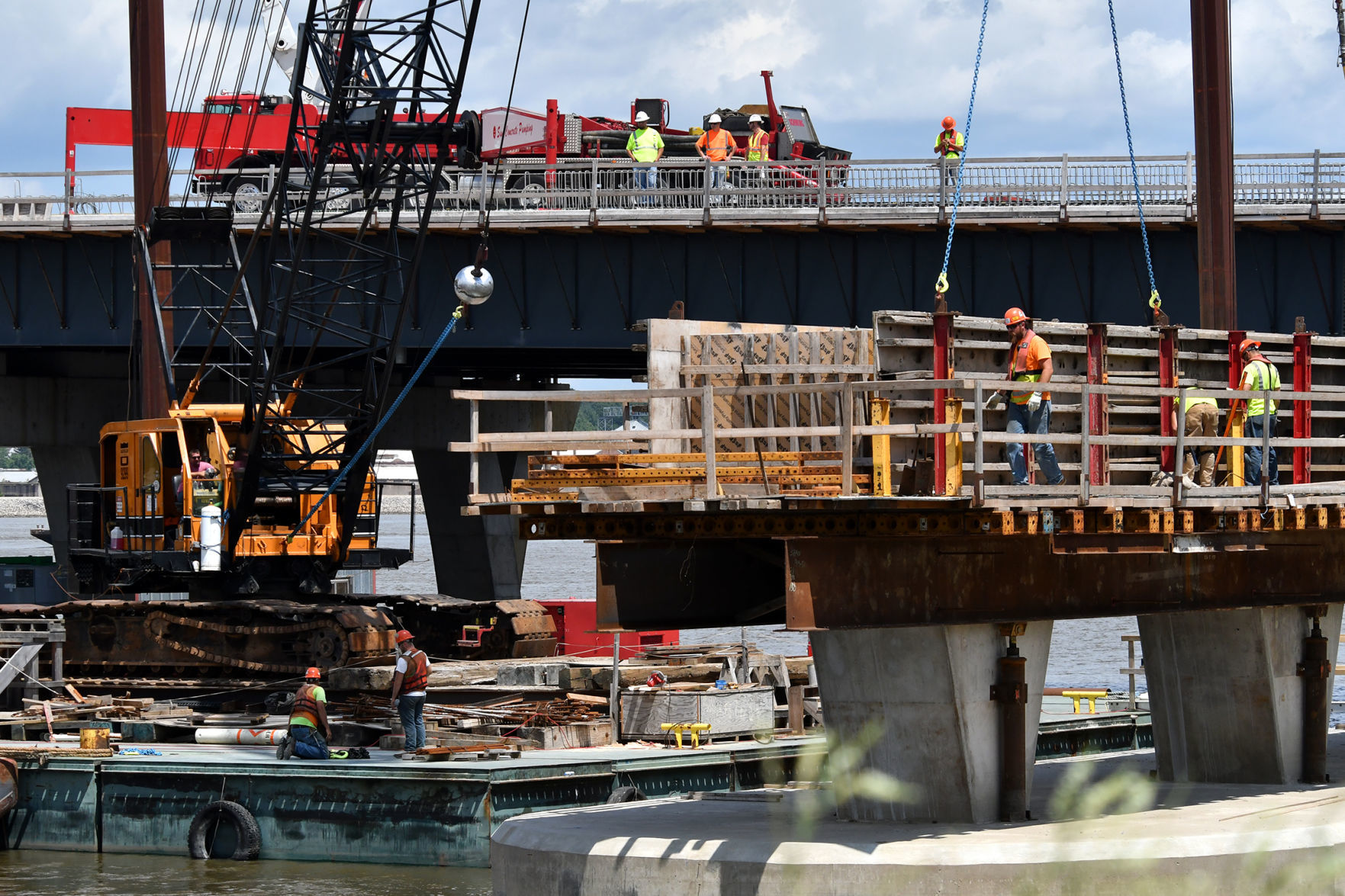 Interstate 74 bridge construction update